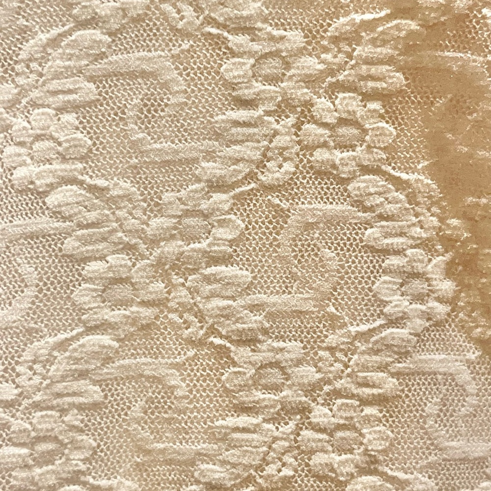 Betsey Johnson Cream Lace Short Sleeve Tee NEW - Picture 5 of 7